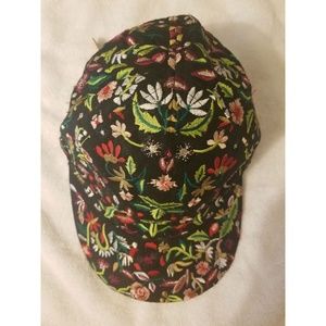 H&M Floral Adjustable Baseball Cap (Never Worn)